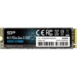 シリコンパワー M.2 2280 NVMe SSD  256GB