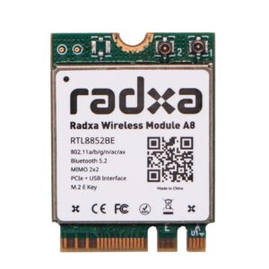 ROCK 5B用 M.2 WiFi/Bluetoothモジュール A8